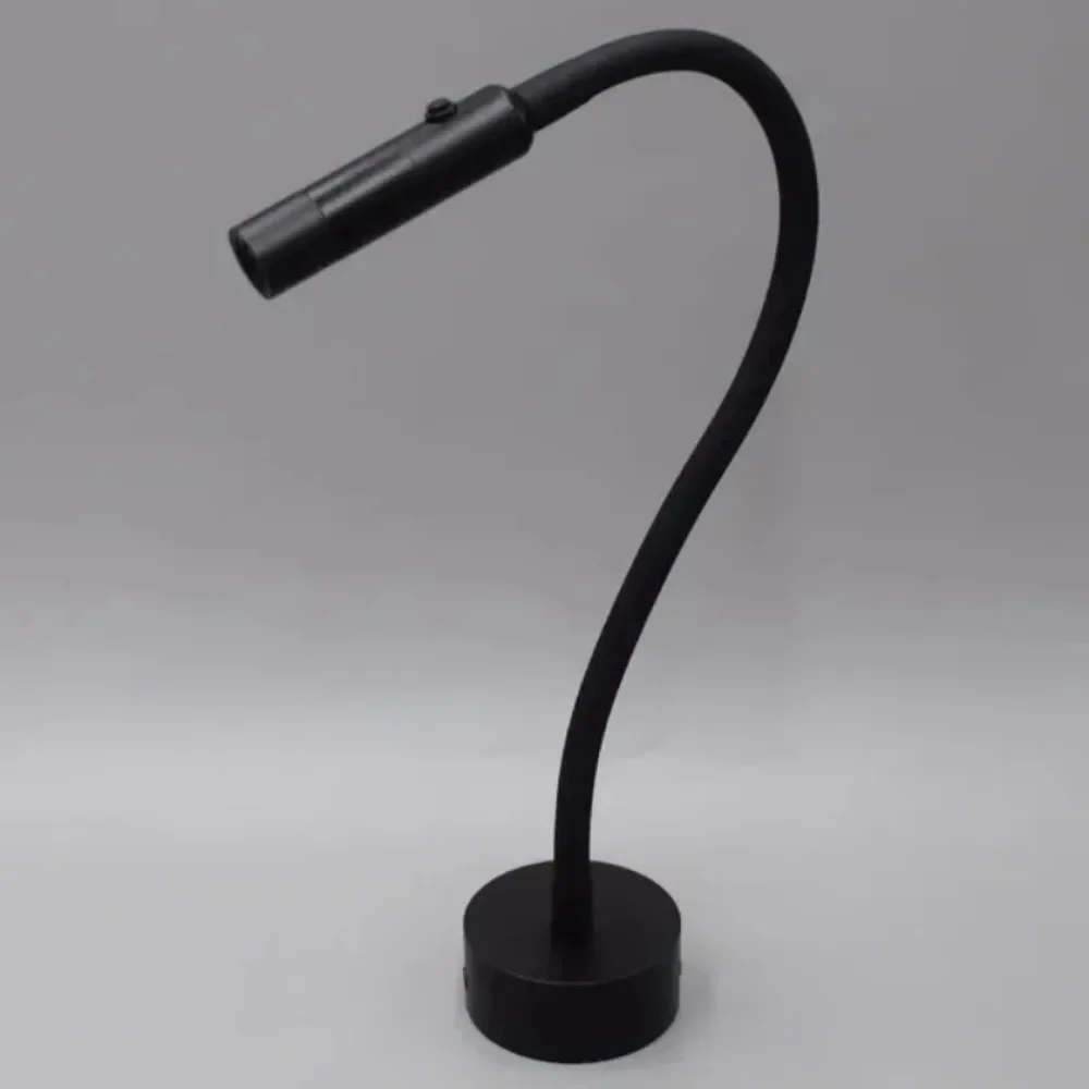 JOYINLED Modern Gooseneck LED Wall Lamp with Switch Flexible Indoor Wall Light Fixture for Bedside Reading Bedroom Living Room