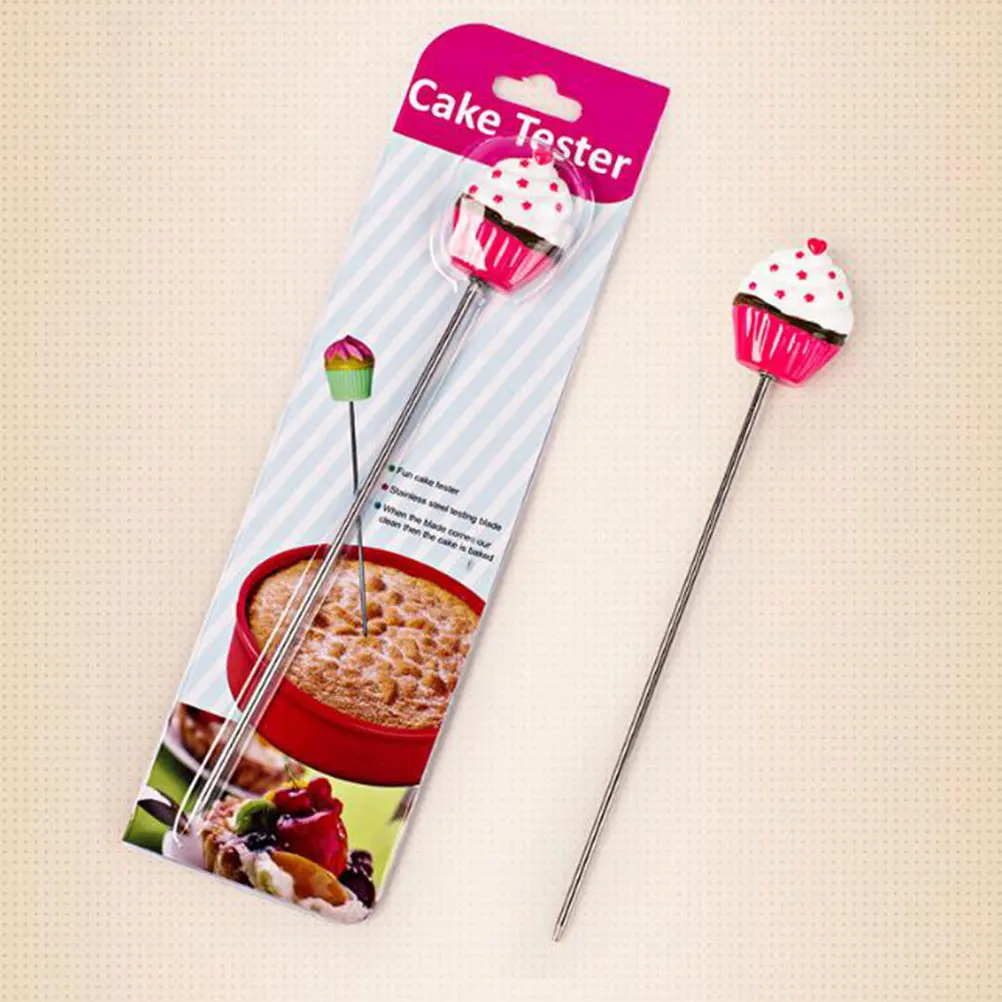

2 Pcs Biscuits Cake Test Pin Tester Stirring Disposable Rosy Cooking Bread Tool
