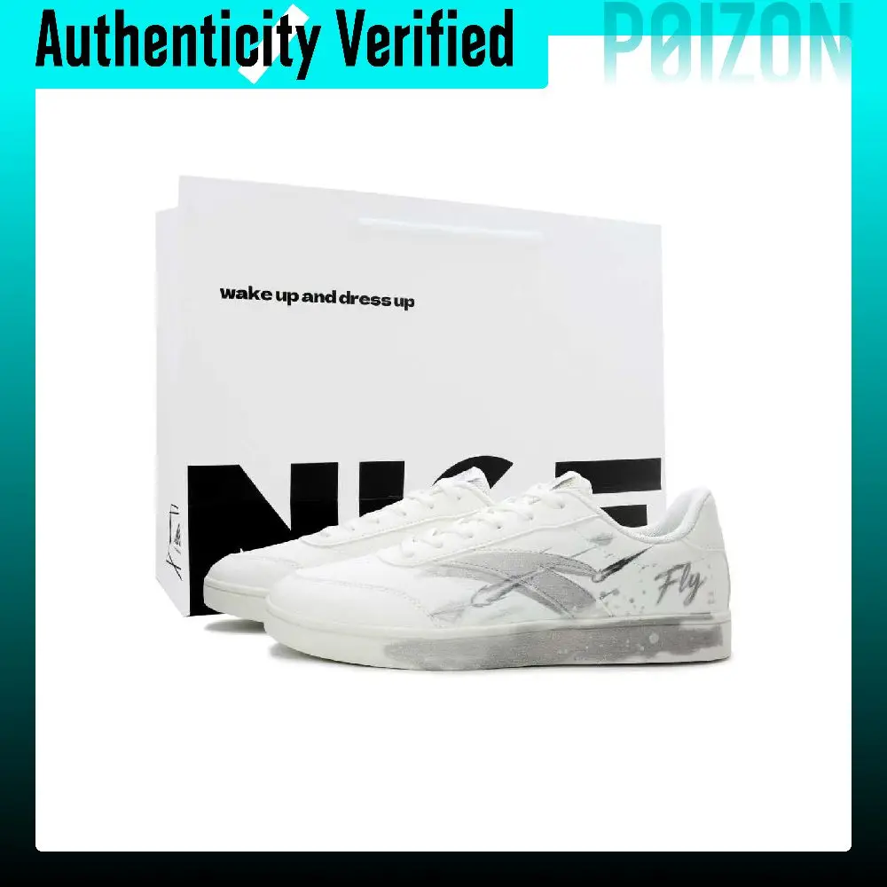 ANTA Active Skate Shoes Men's Low Top Black/White/Gray 912618099-1Team390-)