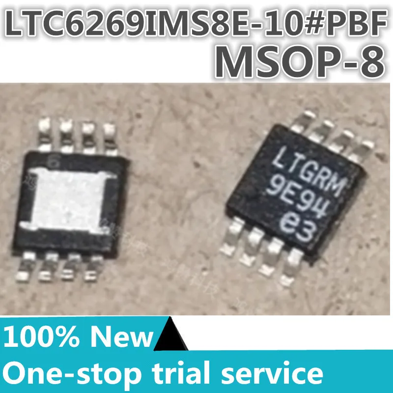 

1-10pcs %New original LTC6269IMS8E LTC6269IMS8E-10#PBF Package MSSOP-8 Silk screen LTGFP FET input op amp