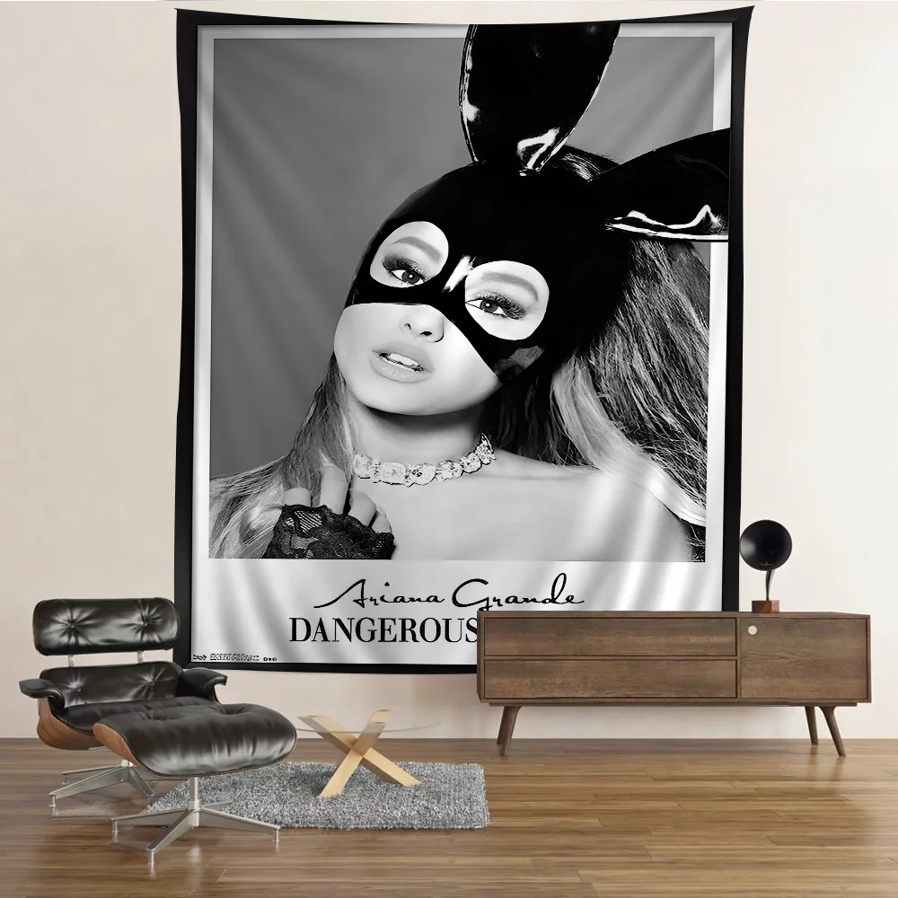 

A-Ariana G-Grande Tapestry Art Printing Japanese Wall Tapestry Anime Wall Hanging Home Decor