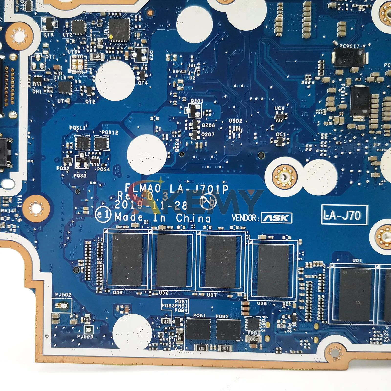 LA-J701P For Lenovo Ideapad 5-14ARE05 with AMD R5 R7 CPU 8GB 16GB RAM Laptop Motherboard 100% Tested OK