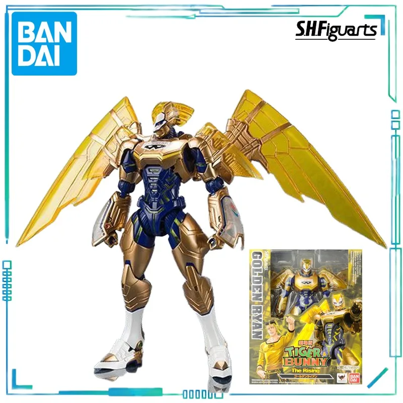 

BANDAI Genuine S. H. Figuarts Series Movable Toys Tiger and Rabbit Series Golden Ryan Nostalgic Model Collectibles Toy Model