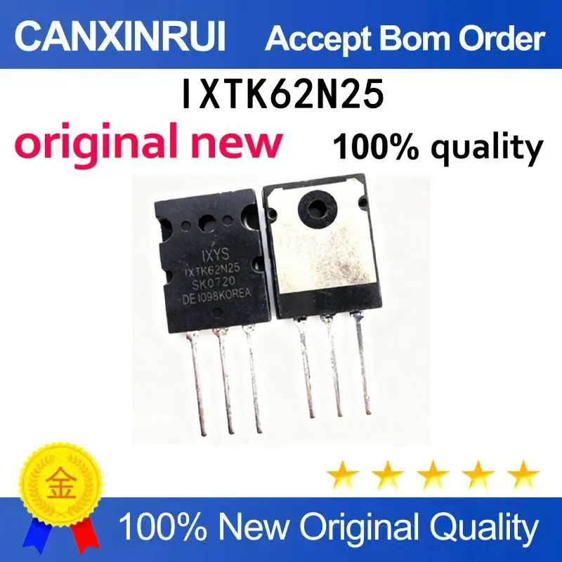 

（5-100 pieces）New original IXTK62N25 TO-264 250V 62A high-power field-effect transistor spot chip IC