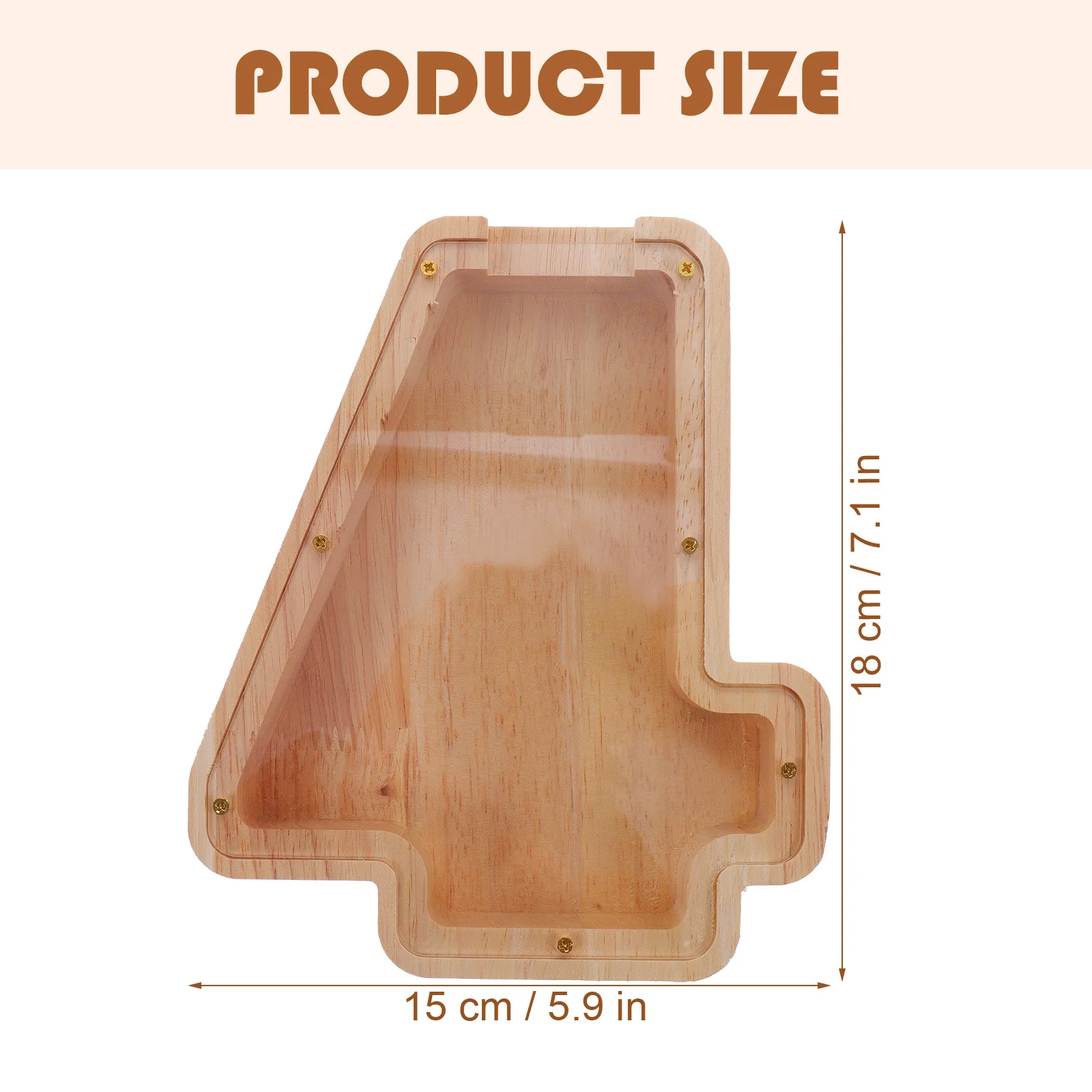 Drewniana skarbonka w kształcie świnki, cyfrowa skarbonka na monety, nowoczesny styl wiejski, skarbonka na biurko do pokoju dziecięcego, dekoracja, oszczędzanie dla dzieci.