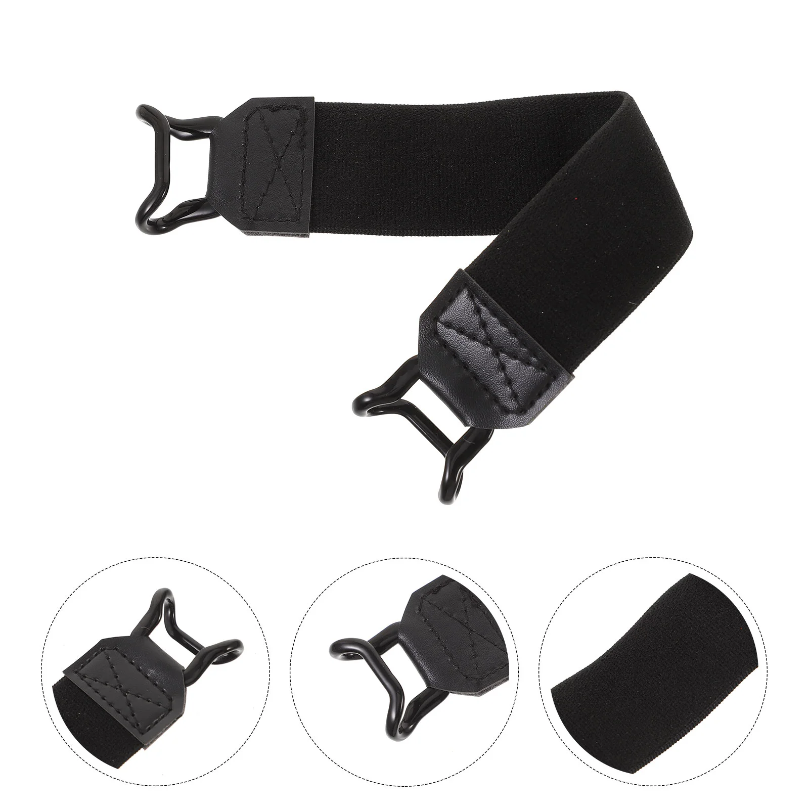 Wide Strap for Tablet Anti-fall Back One-handed Operation (3*19cm Iron Buckle Black) Holder Brace Grip Travel Phone