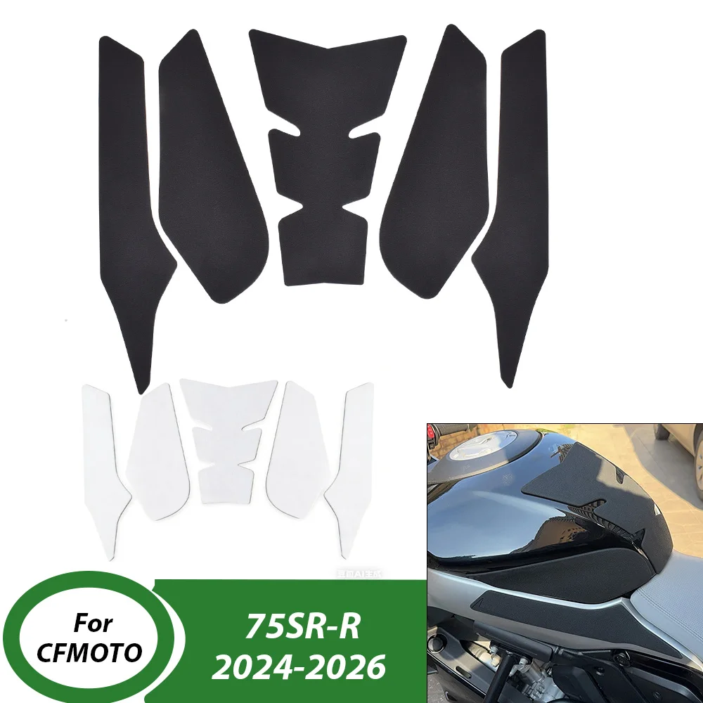 For CFMOTO 675SR-R 2024-2026 675SR R 675SRR Side Tank Pad Oil Gas Fuel Protector Cover Sticker Decal Motorcycle Accessories