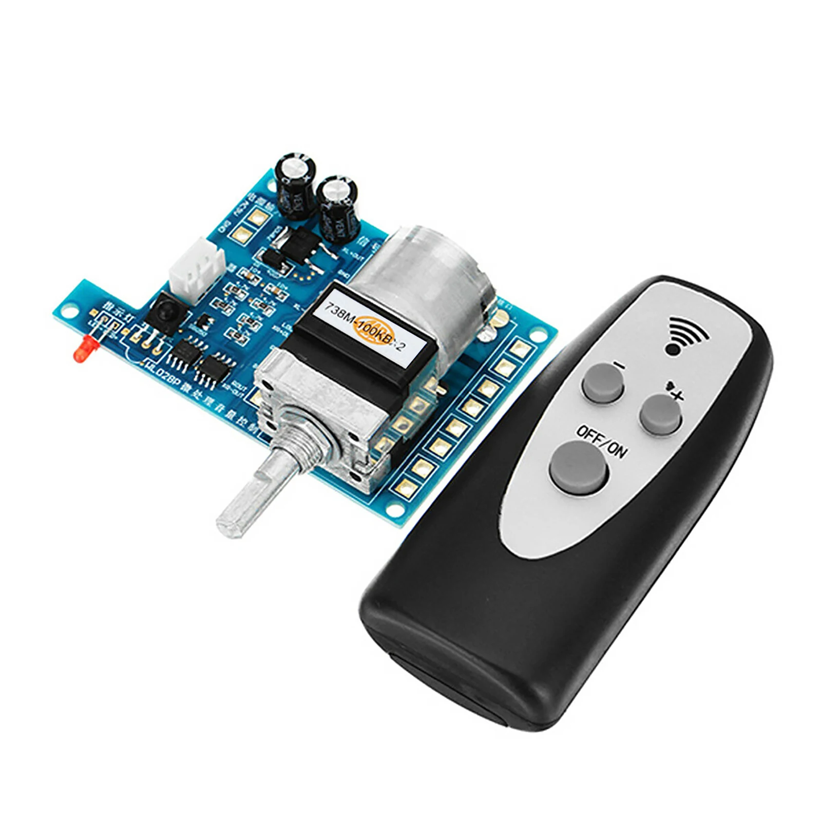 

Motor Tools Modules Remote Control Infrared Components Audio Amplifier Durable Potentiometer Electric Volume Control Board DC 9V