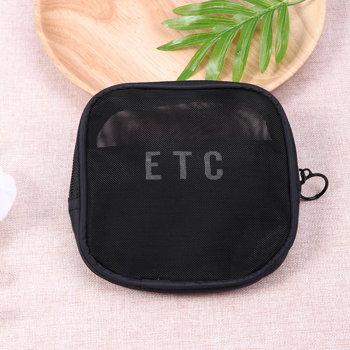 

Mesh Underwear Organizer Bag Black Trumpet Size High Capacity Storage Case For Cosmetics Toiletries Makeup Pouch Travel