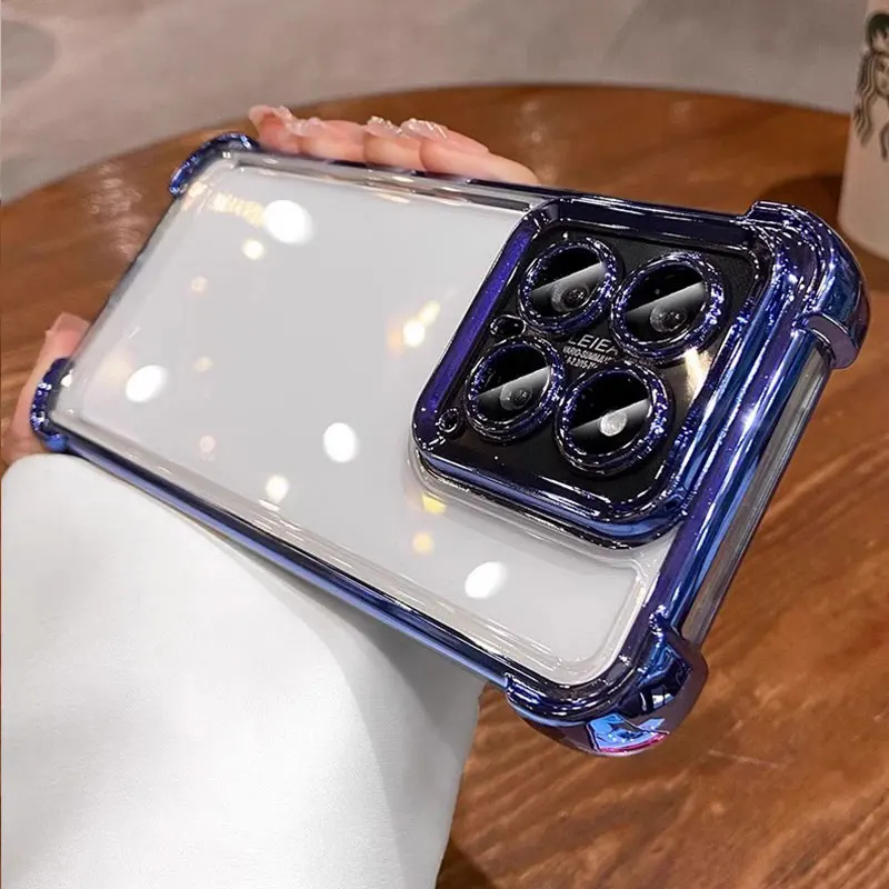 Redmi Note 13 Pro 5G Clear Case Shockproof Phone Cases For Xiaomi 14 13 Redmi Note 13 Pro Note13 4G 10 10c 13c 14c Armor Cover