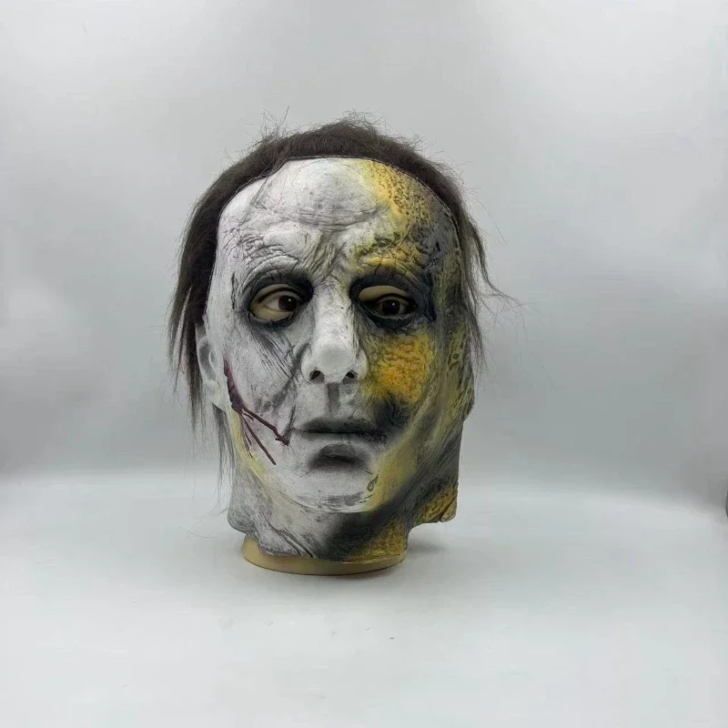 Halloween 1978 Michael Myers Mask Horror Cosplay Costume Latex Masks Halloween Props for Adult White High Quality