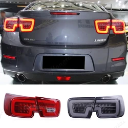 Taillight assembly for 2012--2015 Chevrolet Malibu modified LED running lights flow turn signal, reverse lights, brake lights