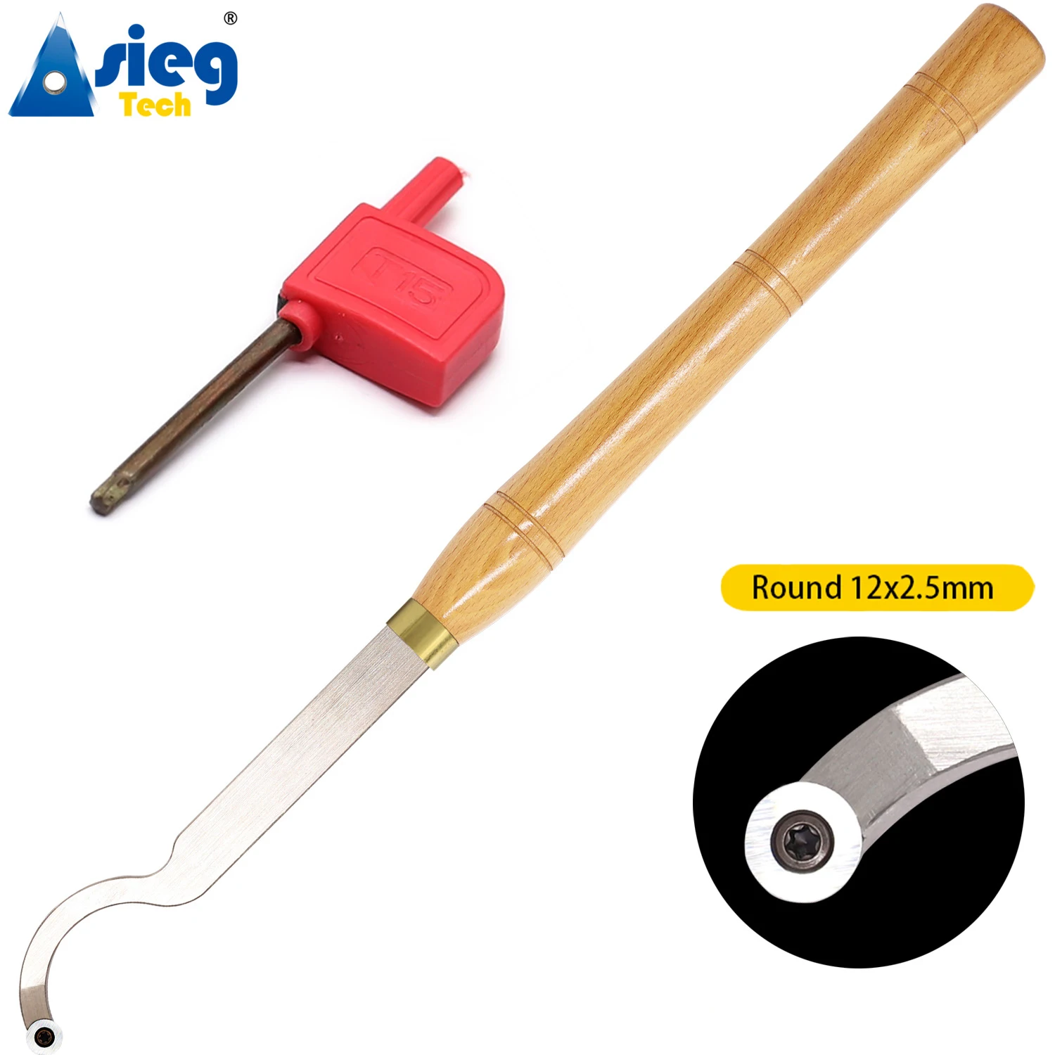 Woodturning Tool Wood Turning Lathe Chisel Swan Neck Hollower Woodturning Tool for Woodturning Tools Finisher Hollower Wood DIY