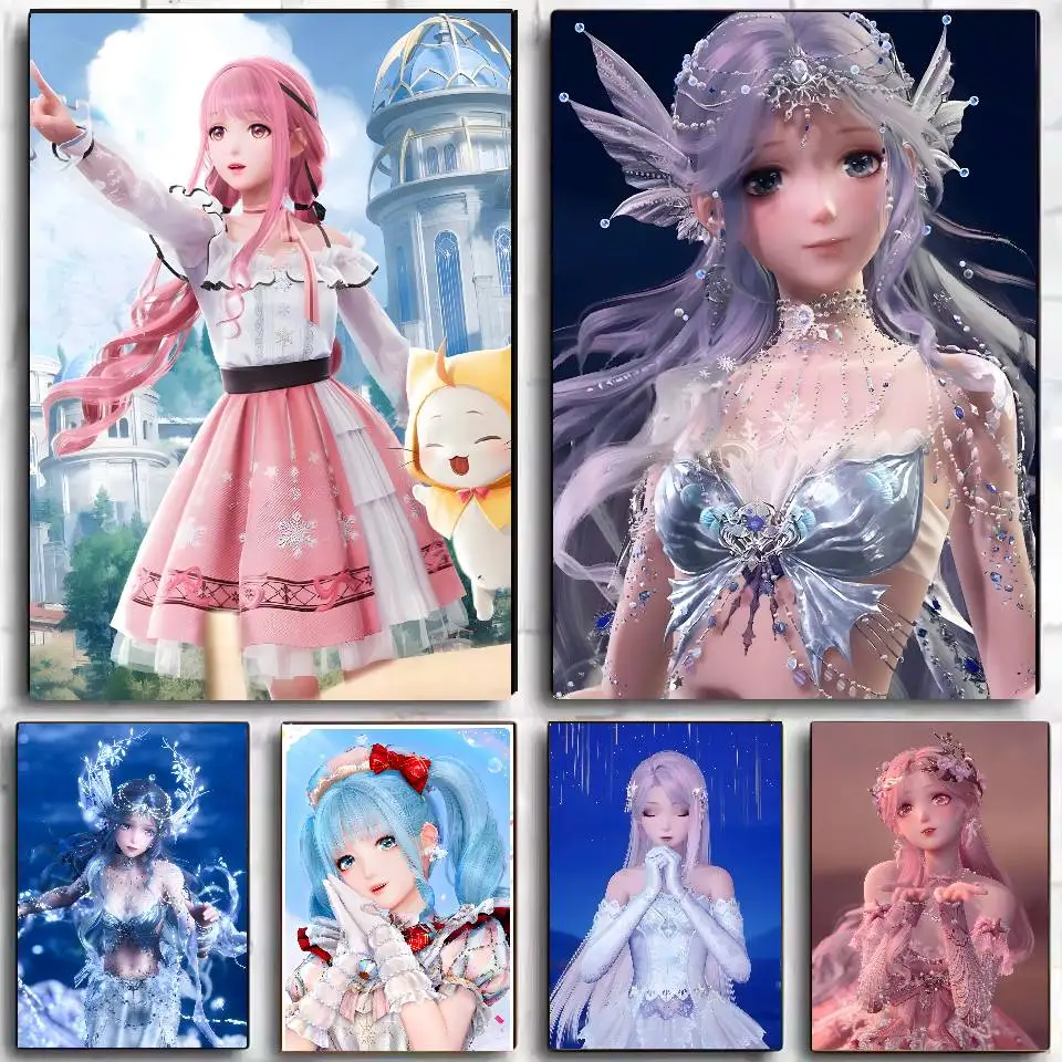 فيديو لعبة I-إنفينيتي نيكي ملصق فني ذاتي اللصق ملصق مضاد للمياه مقهى غرفة النوم جدار ديكور #1