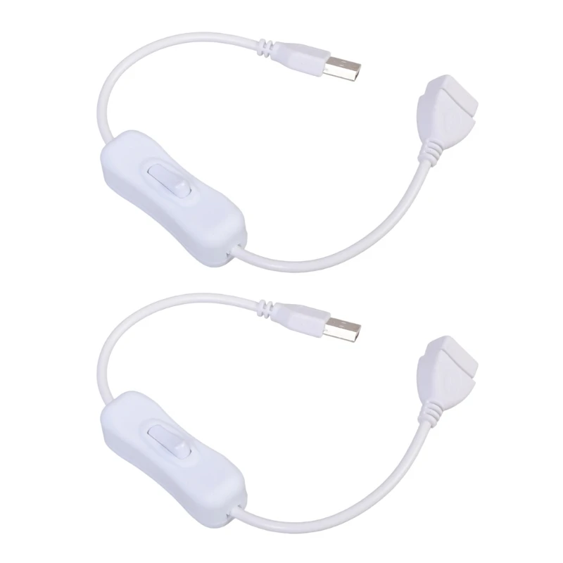 

30cm USB Power Cable With 304 Switcher For Charging Fans LED Lights Not Support Data Transfer for Low Wattage Devices