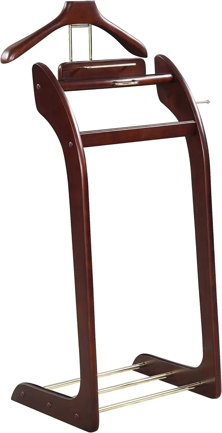 

Windsor Suit Valet Stand VL16001, Dark Walnut, 17' W x 14' D x 40' H