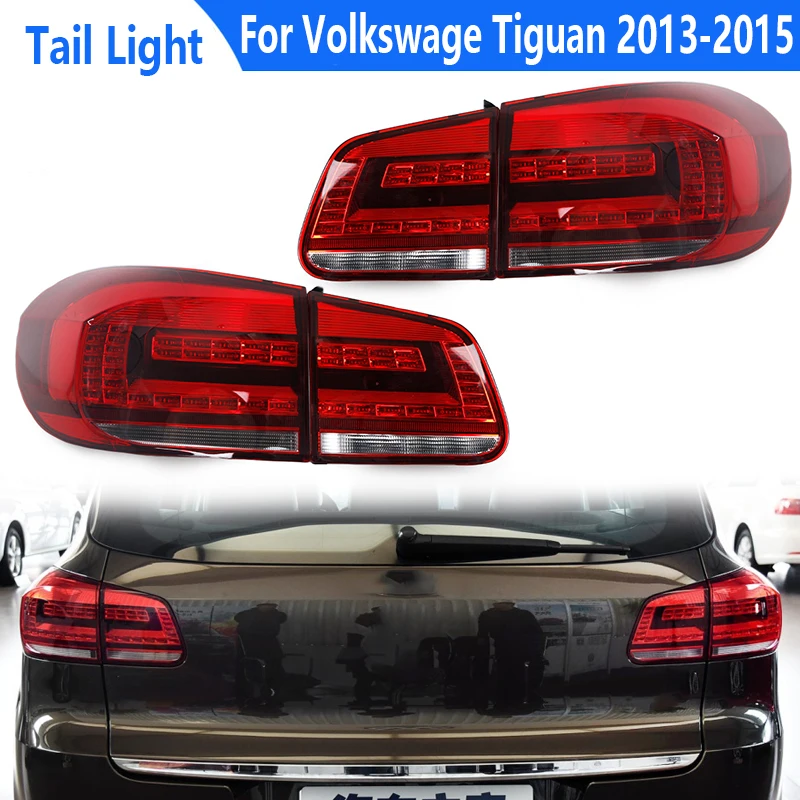 LED Taillight For Volkswage Tiguan 2013 2014 2015 2016 Rear Bumper Brake warning light Taillight Assembly auto Parts