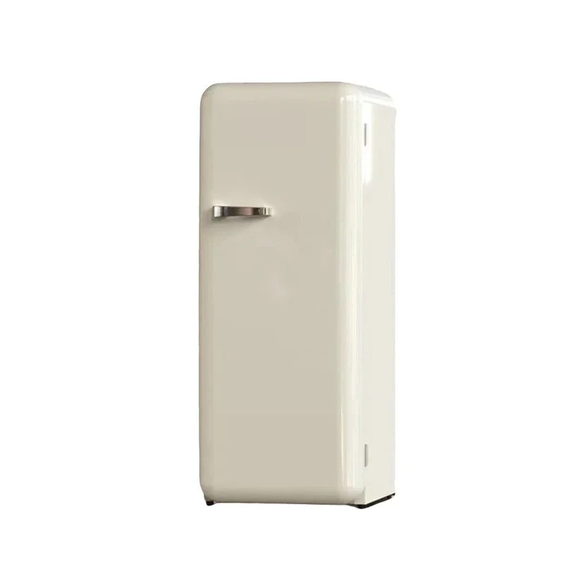 

Retro refrigerator for home use, refrigerator single door freezing, refrigerated air cooling, large-capacity refrigerator