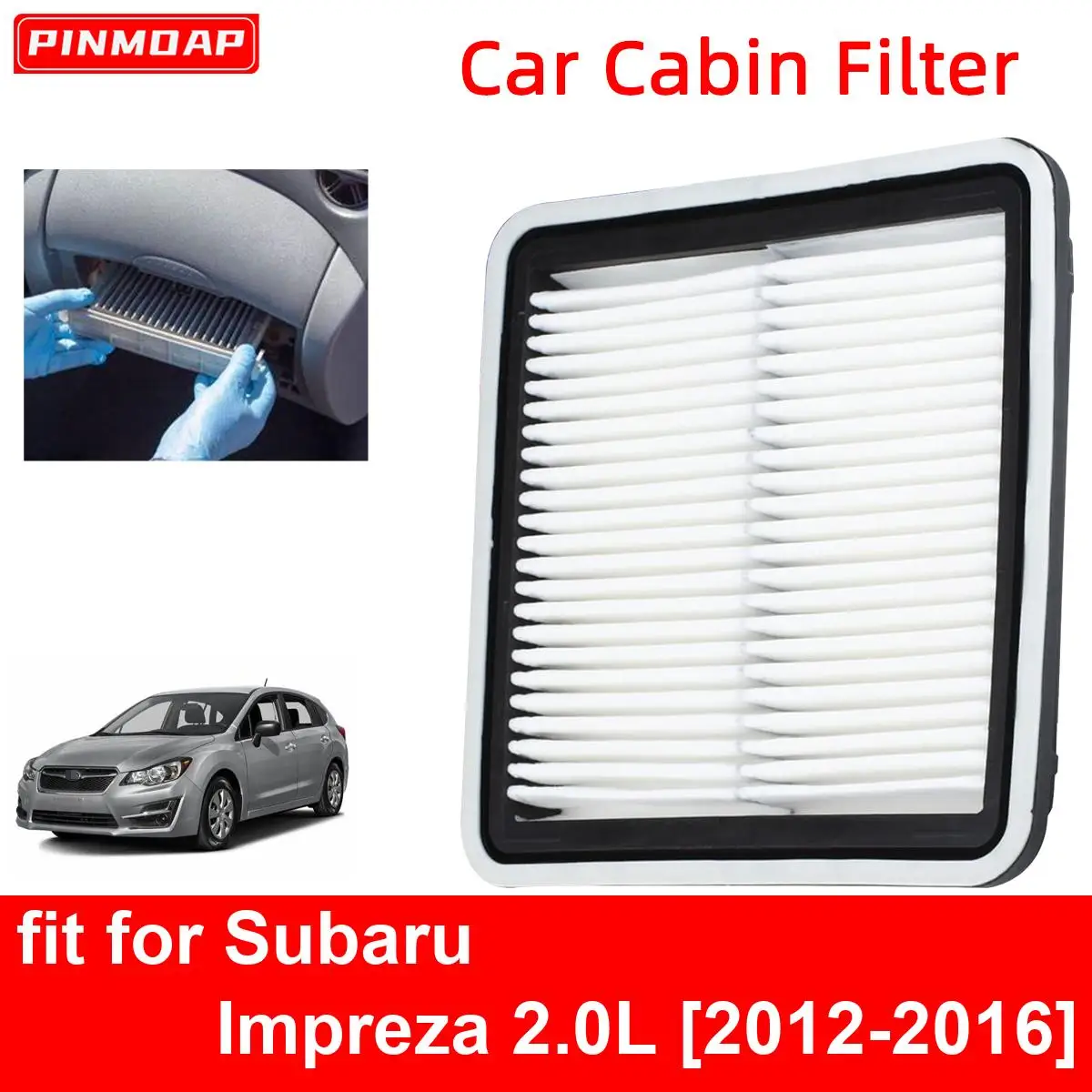 

Car Engine Cabin Air Filter for Subaru Impreza 2.0L 2012-2016 Auto Filters Car Engine bon Fiber CA9997 16546-AA090 16546-AA10A