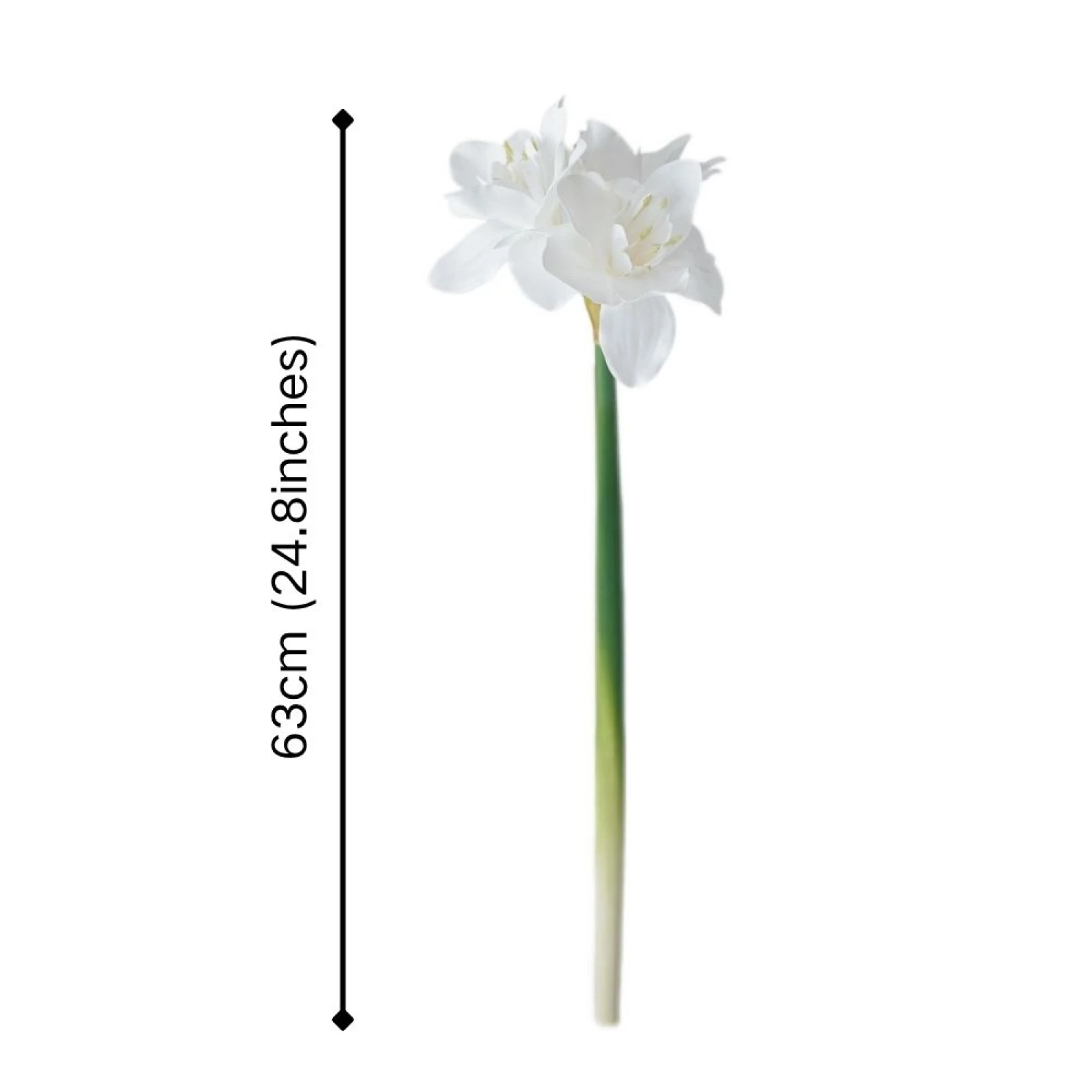 2026 New Artificial Flowers 1pcs Long Stem Artificial Amaryllis Flowers Fake Floral Arrangements for Vase Artificial Flowers