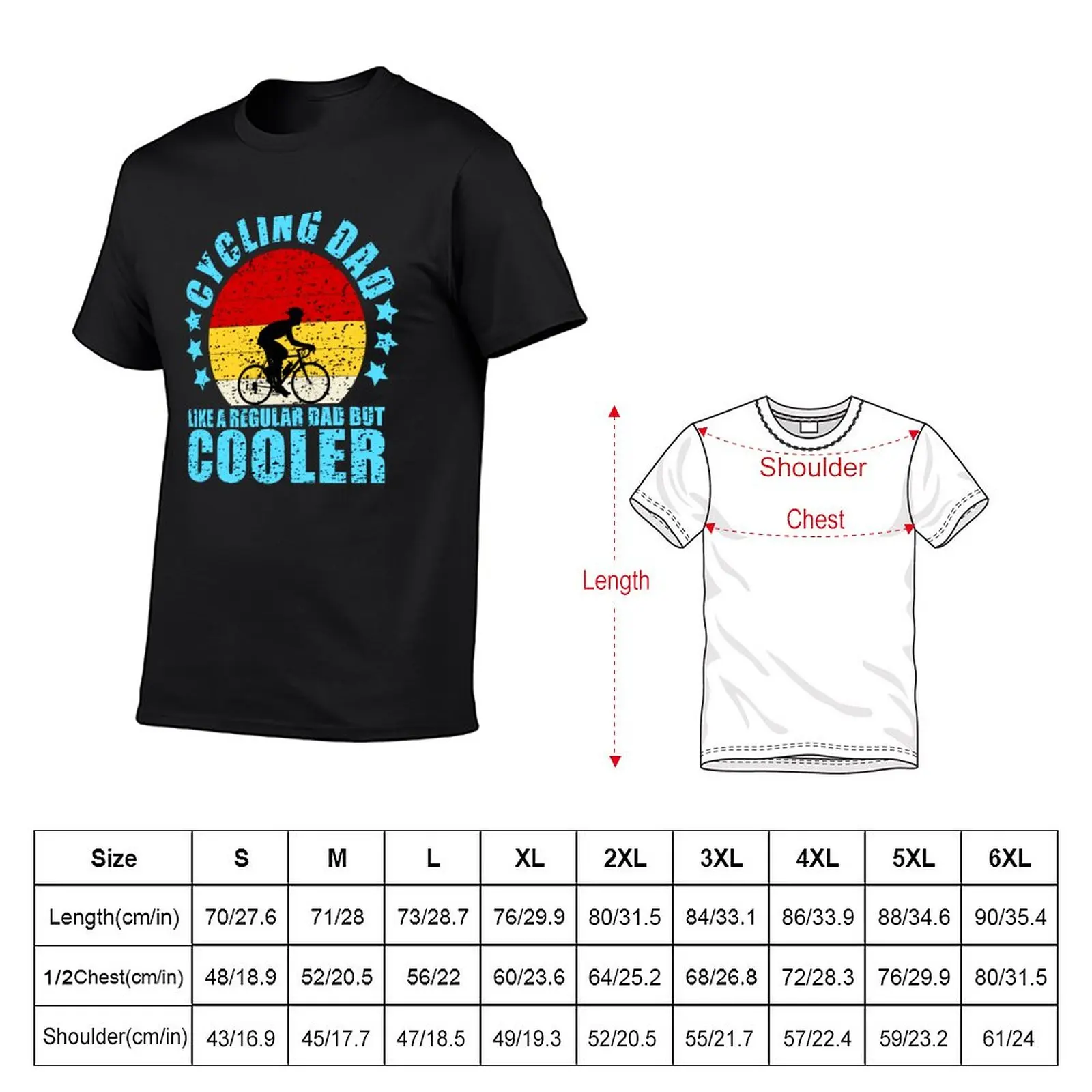 New Cycling Dad T-Shirt graphics t shirt customized t shirts Blouse sweat shirts men clothes