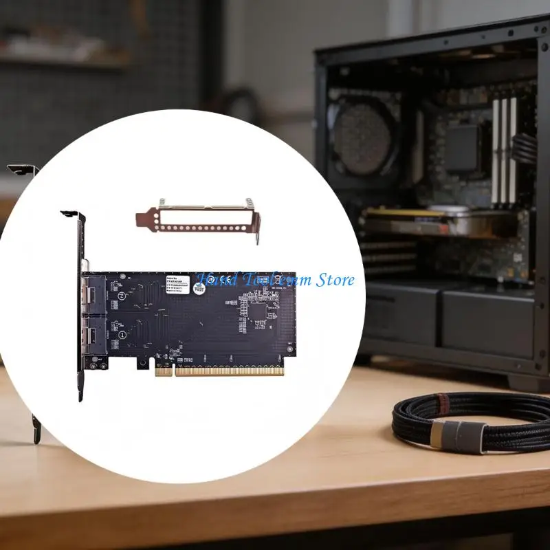 H37F SFF 8654 8X PCIExpress Connection Supports Transfer For Visual And Flash Devices