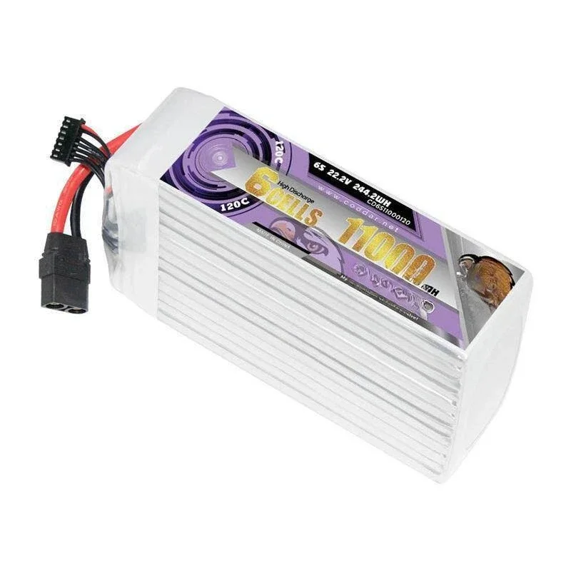 11000MAH 6S 22.2V 120C high magnification model aircraft 10 inch crossing machine battery