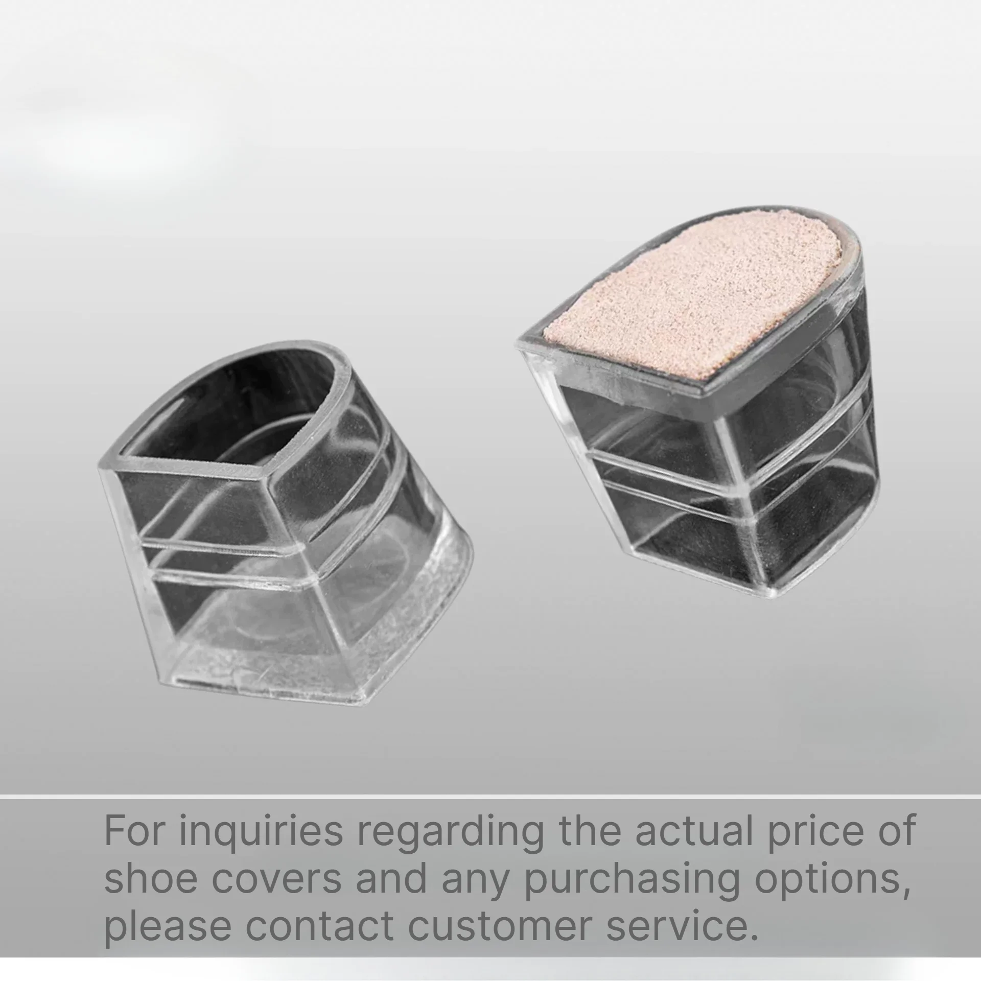 Vennystyle Latin Dance Shoes Heel Protectors Anti-Slip Wear-Resistant Covers for Cha Cha Rumba Ballroom Practice