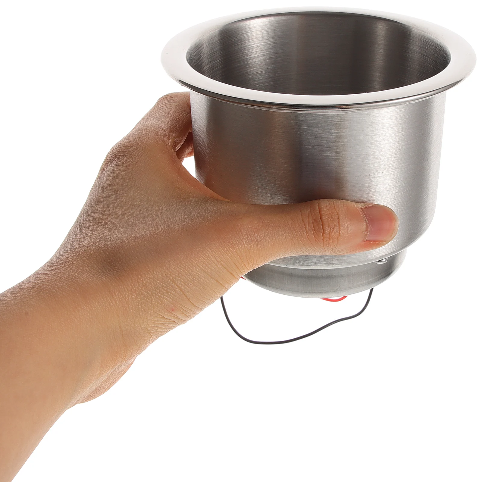 

LED Light Stainless Steel Cup Holder for Boat Marine Night Use Drink Holder Suitable for Sofa Rv Cup Holders