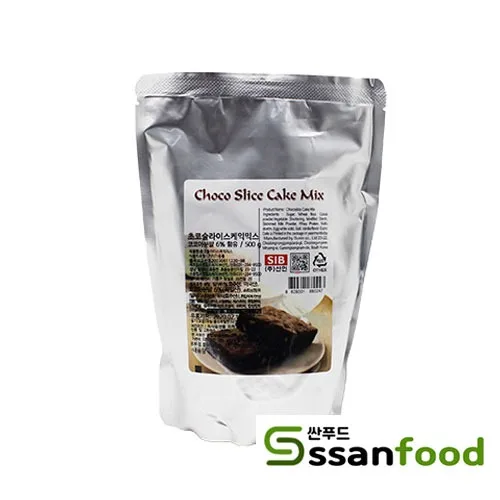 Mezcla de pastel de rebanada de chocolate Sunin 500 g (mezcla de Brownie)