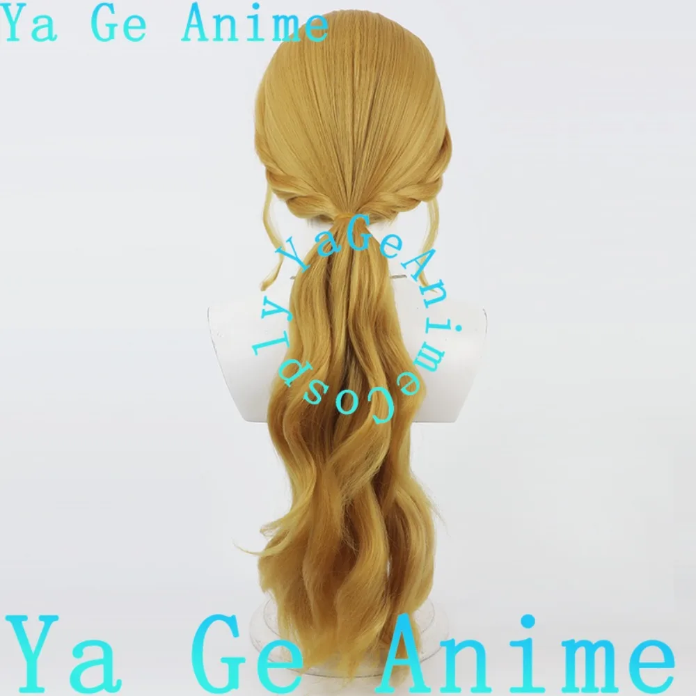 Ya Ge Anime Store Jingle Jangle Rogaston Girl شعر مستعار تأثيري في المخزون شحن سريع مع فروة الرأس واقعية اللون الذهبي #5