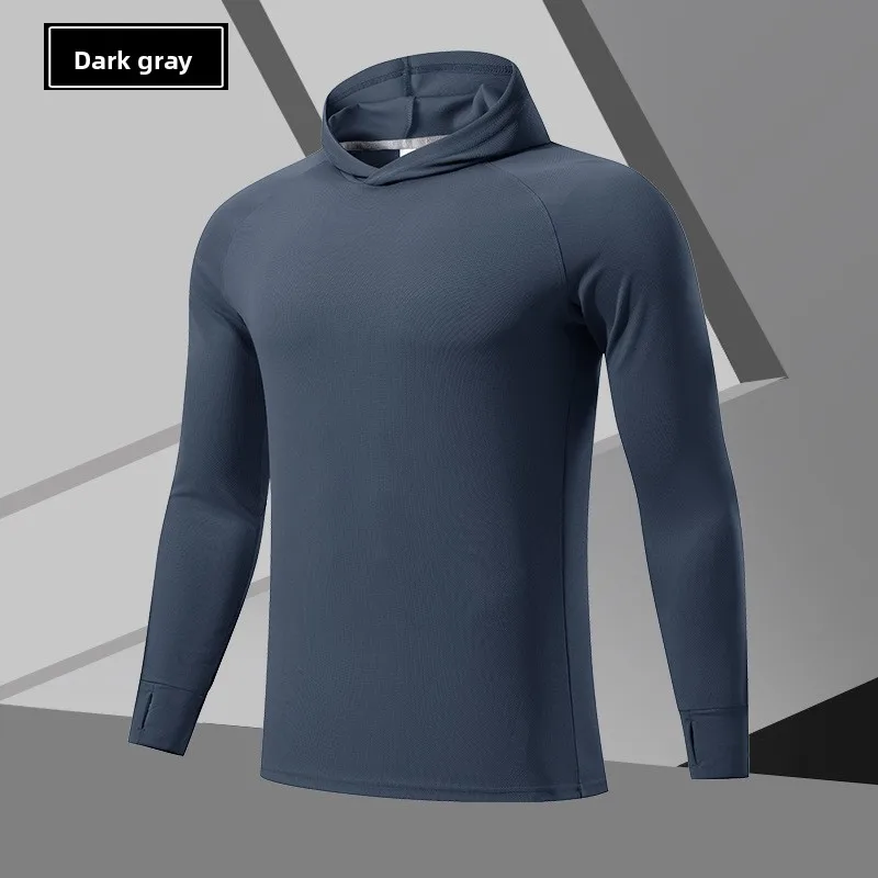 

Men's Hooded Thumbhole Long Sleeve Outdoor Loose Casual Running Fitness Jacket Sweatshirt