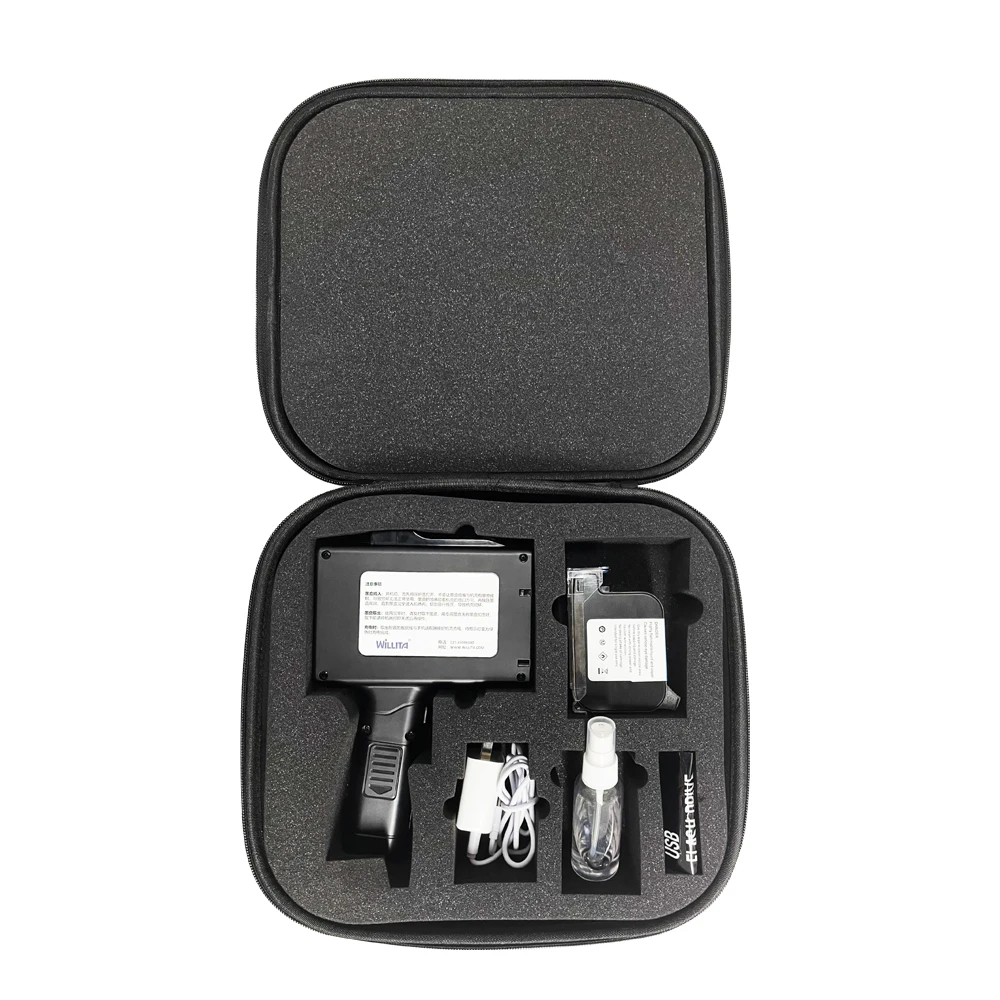 Willita Portable Mini Inkjet Printer Handheld Batch Coding Machine For Bottle Plastic Can Printing Design Home Used Inkjet view 2