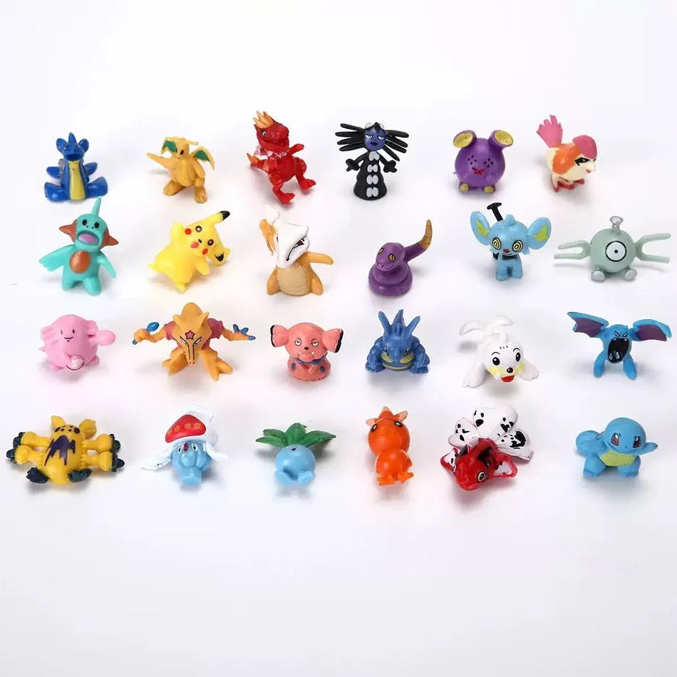 [Bestseller-Modell] 24-144 Stück Po-kemon Mini-Figuren Spielzeug 3-6cm Mini-Figurinen Modelle Desktop-Ornamente Trendige Anime-Kindergeschenke – Detail 5