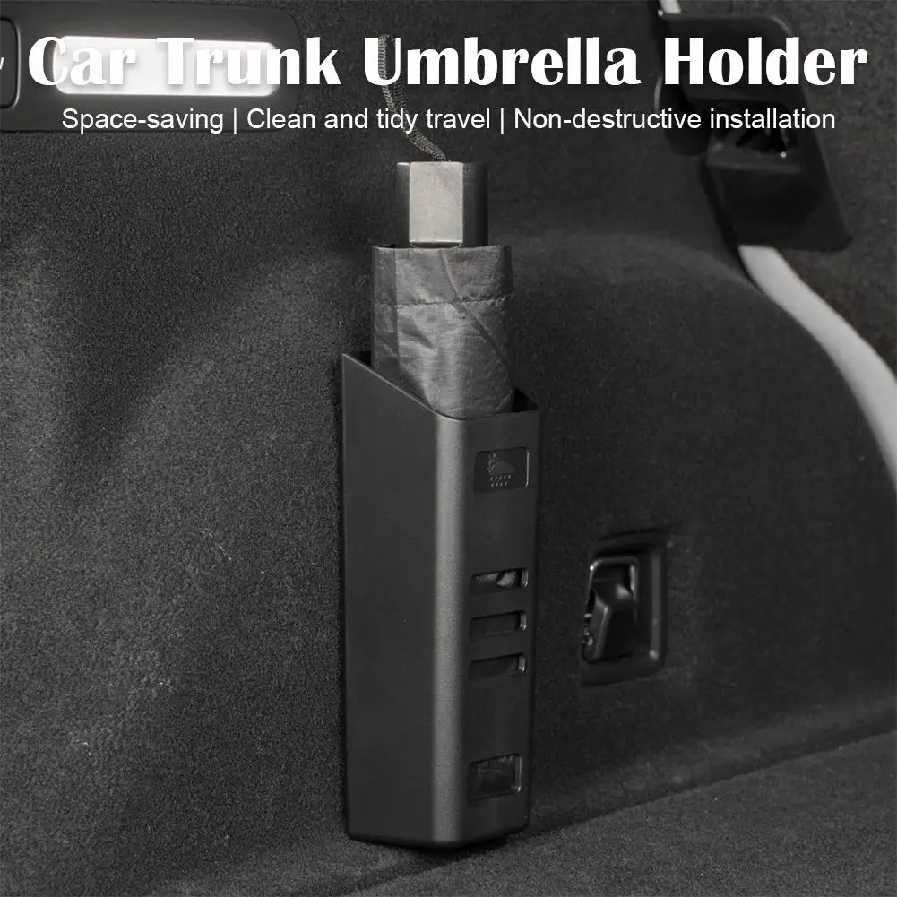 Umbrella Organizer Multi-Purpose Car Rain Umbrella Storage Box Cup Bottle Holder Storage Rack Car Interior Accessories image 4
