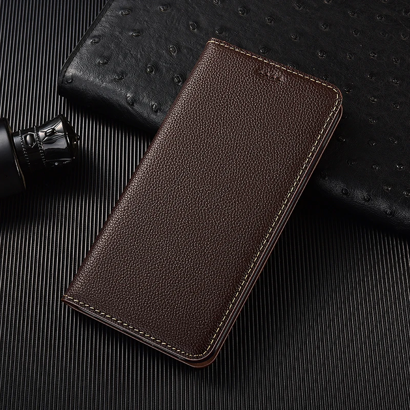 

Litchi Pattern Leather Phone Case For OPPO A56s A57e A57S A58 A58x A77 A77s A78 A97 A1 Pro Magnetic Flip Cover Wallet Cases