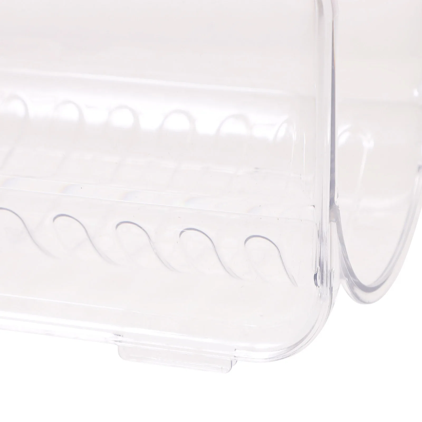 Organizzatore portaborraccia in plastica impilabile da 2 pezzi per armadietto da cucina dispensa frigorifero portabottiglie