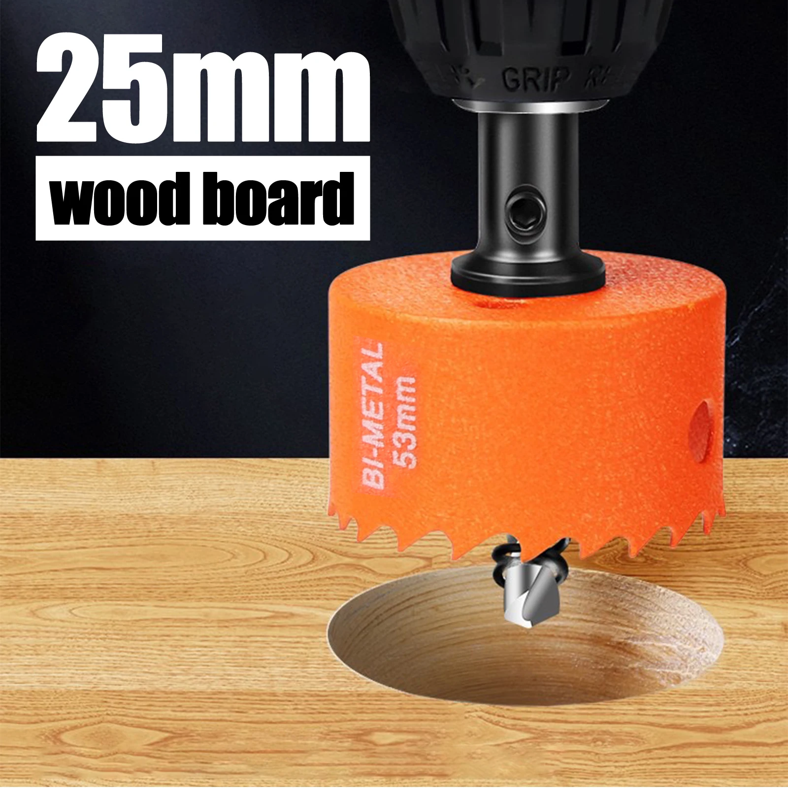 1 Stück 15-200mm M42 HSS Bi-Metall Holzbohrkrone, Holzbohrkrone für Metall, Eisen, Aluminium, Edelstahl, Holzschneidewerkzeuge – Detail 11