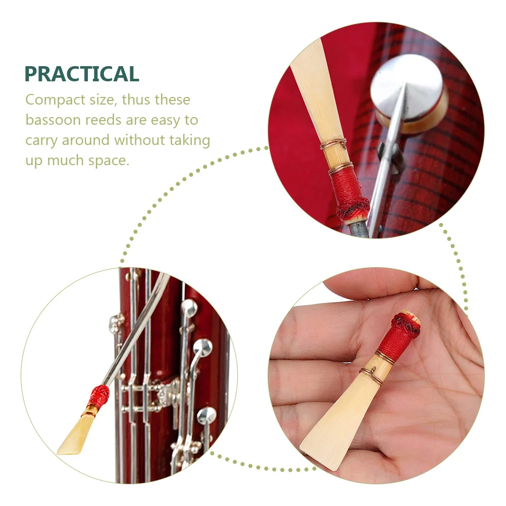 

2 Pcs Bassoon Instrument Accessories Playing Tool Replacement Part Parts Supplies Instruments