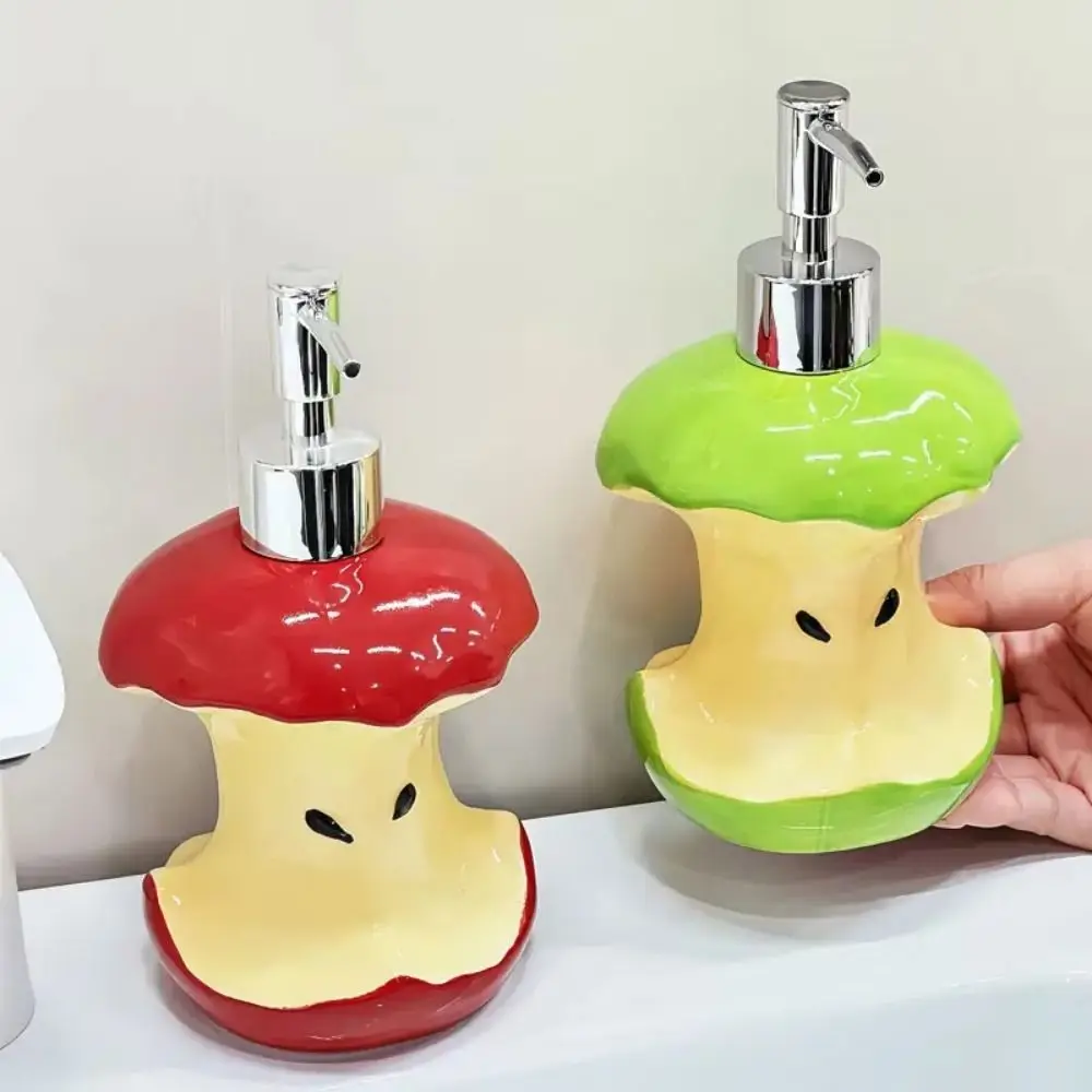 창의적인 손 세정제 액체 분리형 병 350ml 세라믹 병 세라믹 로션 병 빈 휴대용 손 소독제 용기