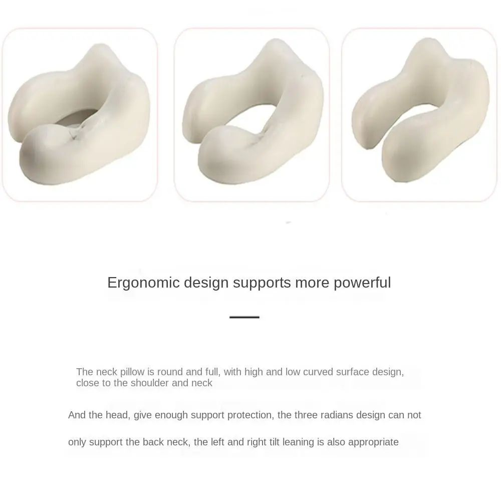 30*25*15cm U Shaped Pillows Neck Support Cushion Without Carry Bag Plush Cushion Travel Essentials Slow Rebound Travel Pillow