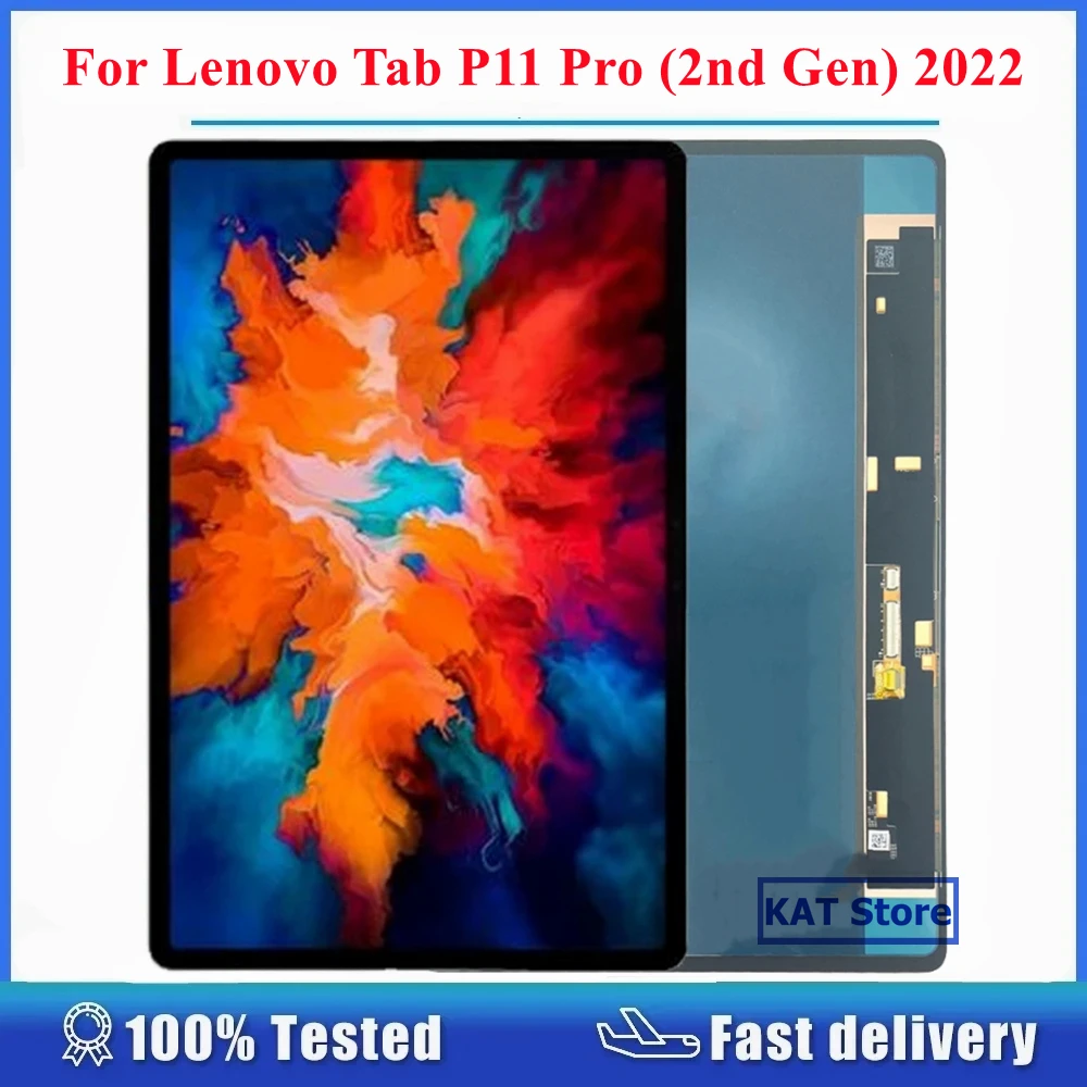 11.2‘’ For Lenovo Tab P11 Pro (2nd Gen) 2022 TB138 TB132 TB132FU LCD Display Screen Touch Digitizer Full Assembly Replacement