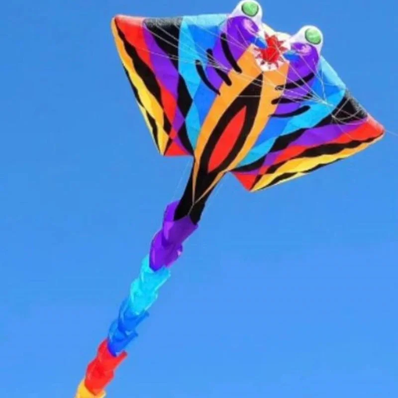 

free shipping 8m or 15m Ray fish kite for adults kite devil fish kite flying folding kite buggy fly fishing line winder windsock