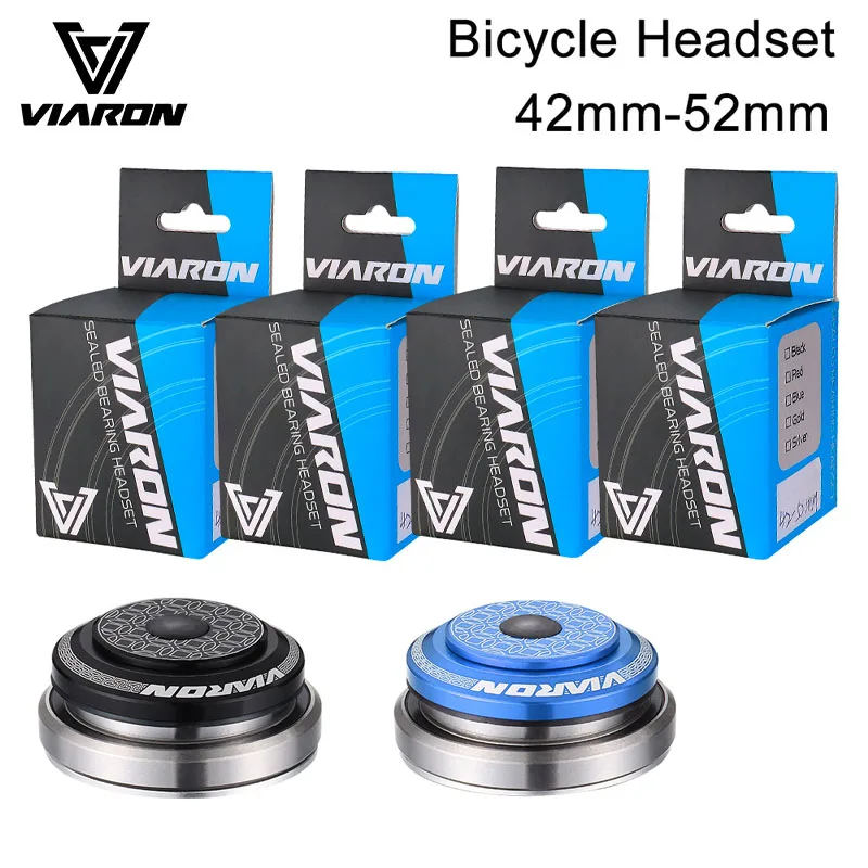 VIARON Bicycle Headset 42mm 52mm CNC 1 1/8\