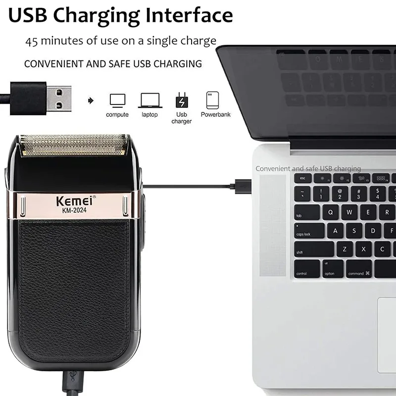 Kemei KM-2296 KM-2299 KM-2024 مجموعة قص الشعر للرجال ماكينة حلاقة كهربائية ماكينة تشذيب الشعر ماكينة قص الشعر الاحترافية