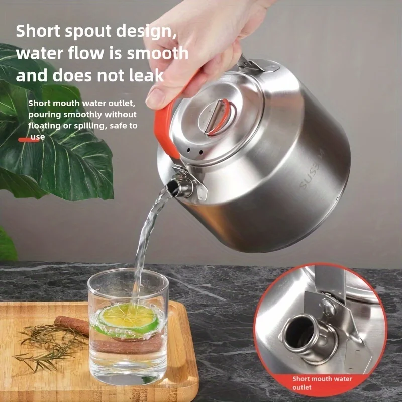 

304 Капсулы из нержавеющей стали для пикника, портативного чайника, уличного чайника