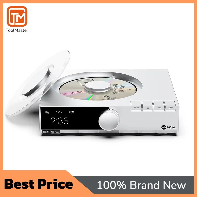 

【Hot Sale】2026 Hot Sale SMSL PL200T MQA-CD Transport Reference Level Digital Interface Functions P.A.S.S Servo System Lid-Open P