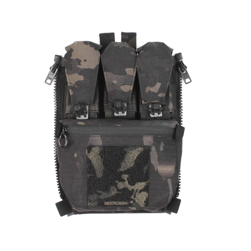 Tactical Vest Back panel Accessory Bag, V5 FCPC Triple Magazine Bag Hunting Vest Board carrier Accessory