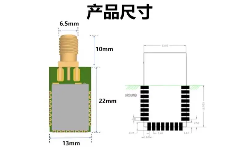 UWB Positioning Module DWM1000 Module DW1000 Chip UWB High-precision Positioning DecawaveUWB-X1