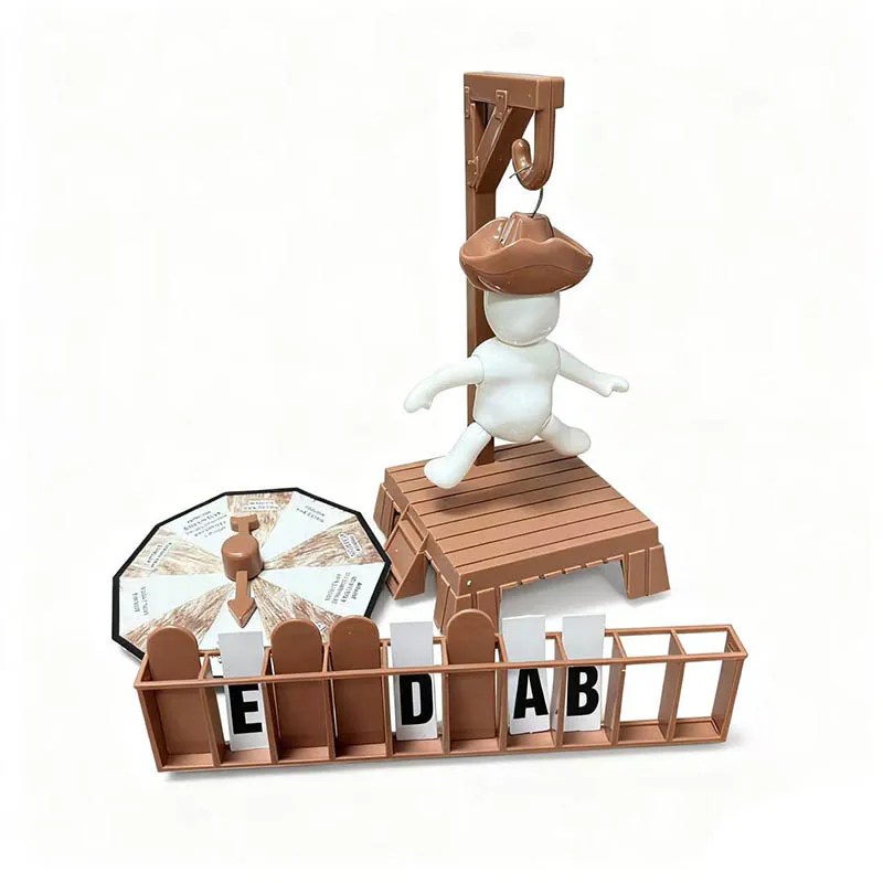 ألعاب لوحية Hangman المغناطيسية من رعاة البقر، كلمة تخمين غامضة قبل تساقط هانك معلقة مع لعبة طاولة السفر للدمية